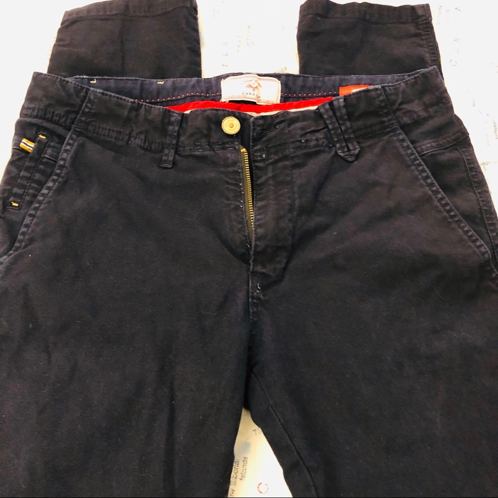 Zara men’s pants navy blue